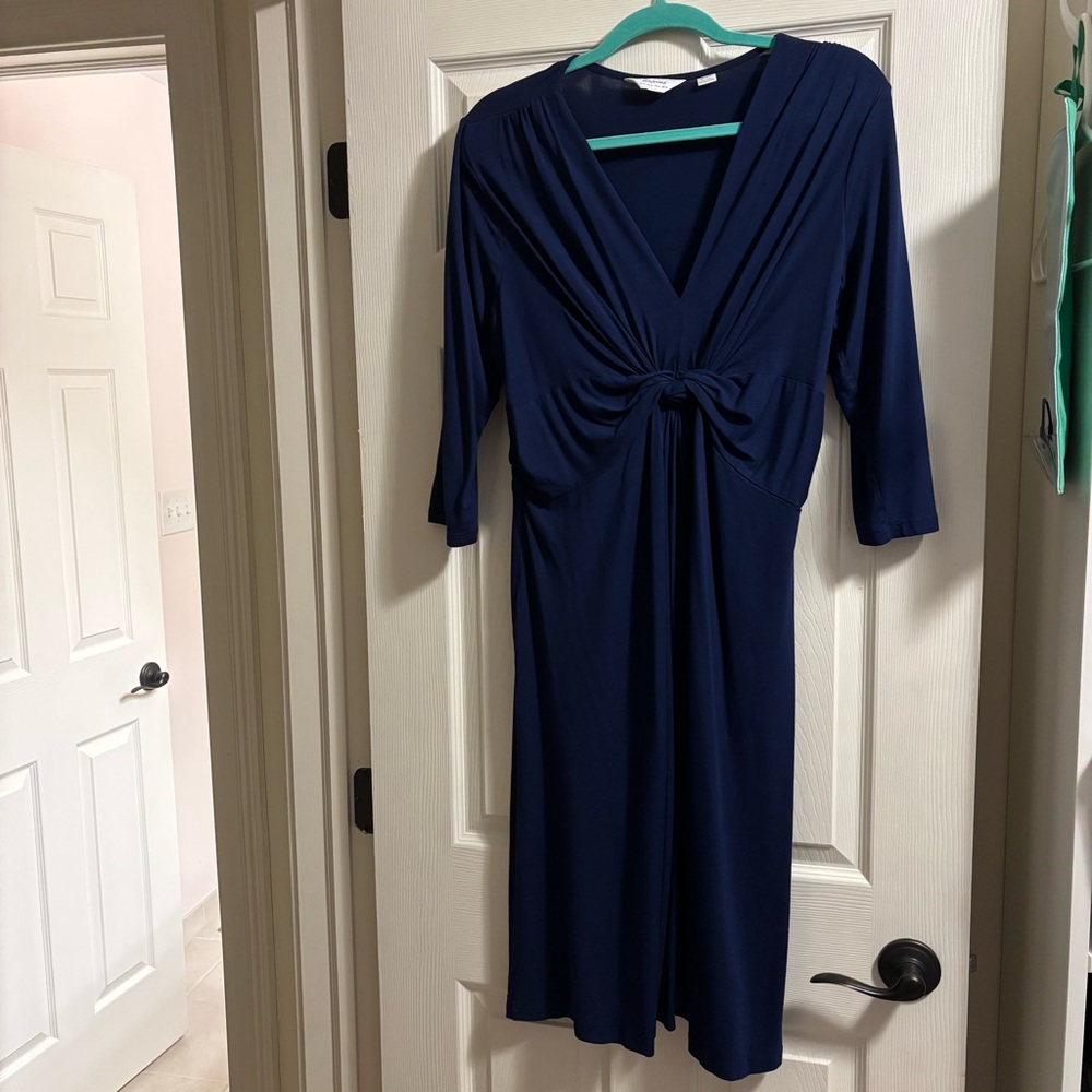 Elegant Navy Blue Dress